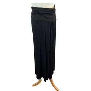 a.n.a. Black Maxi Skirt